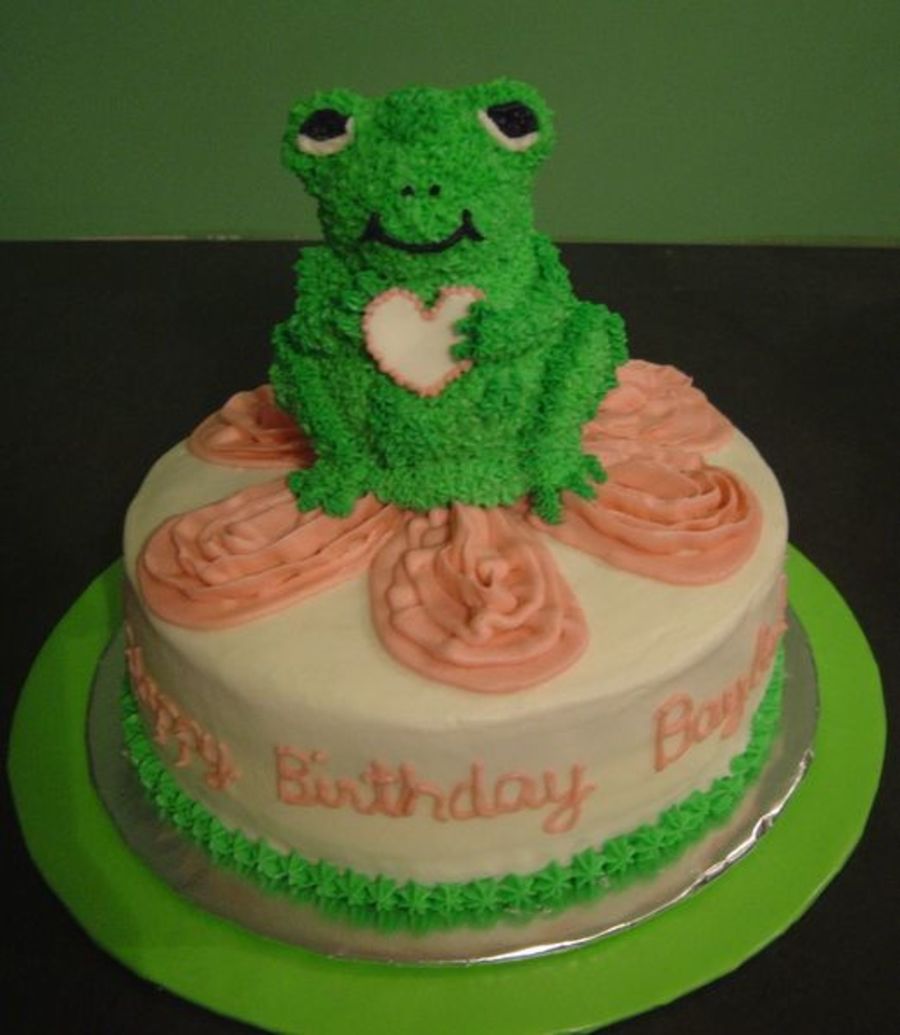 Frog Birthday Cake