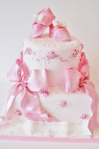 Girl Baby Shower Cake Girl Baby Shower Cake