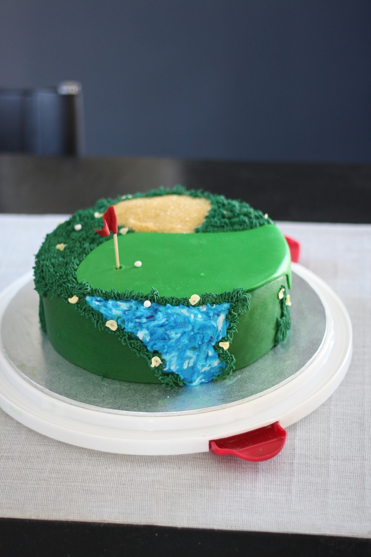 Golf Themed Cake Golf Themed Cake