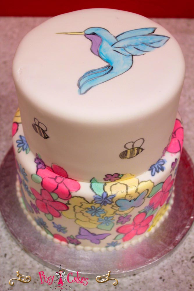 Hand Painted Cake