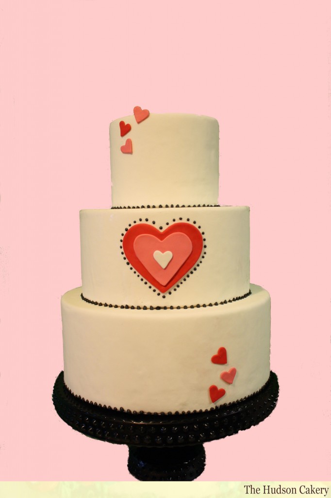 9 Photos of Simple Valentine's Day Wedding Cakes