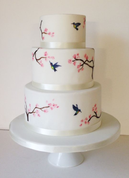 Hummingbird Cherry Blossom Cakes Hummingbird Cherry Blossom Cakes