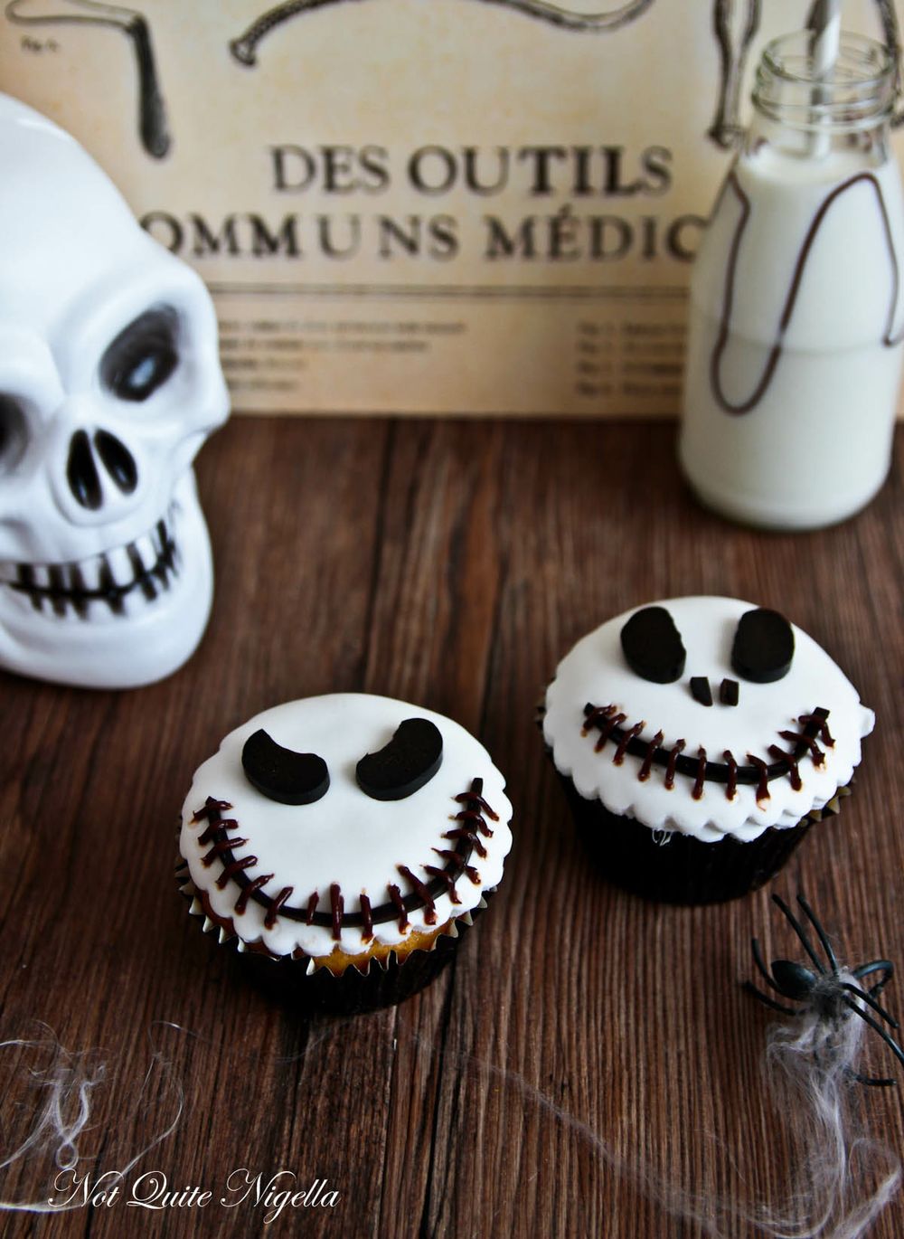 Jack Skellington Halloween Cupcakes Idea Jack Skellington Halloween Cupcakes Idea