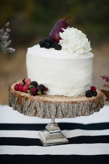 Jewel Tone Wedding Cake