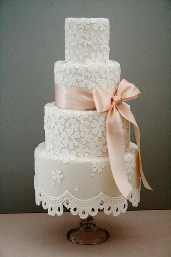 Lace Wedding Cake