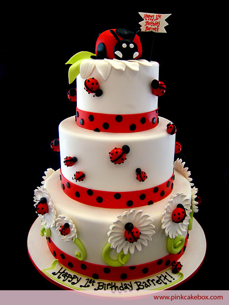 Ladybug Themed Birthday Cake Ladybug Themed Birthday Cake