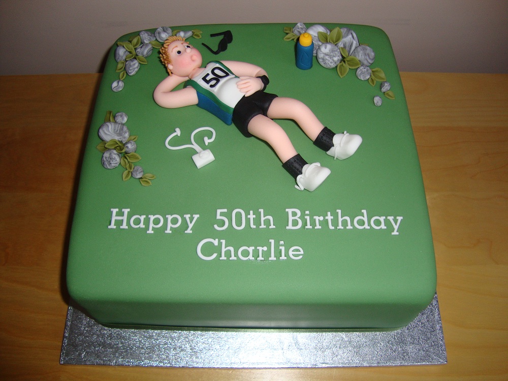 Marathon Runner Birthday Cake