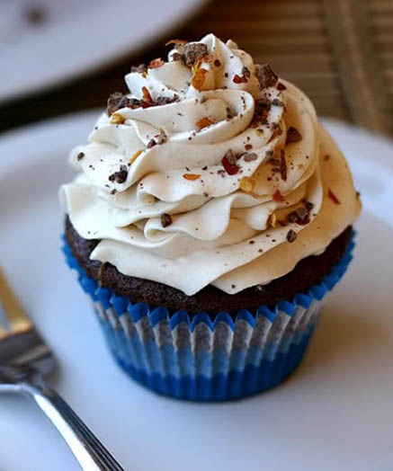 Mexican Hot Chocolate Cupcakes