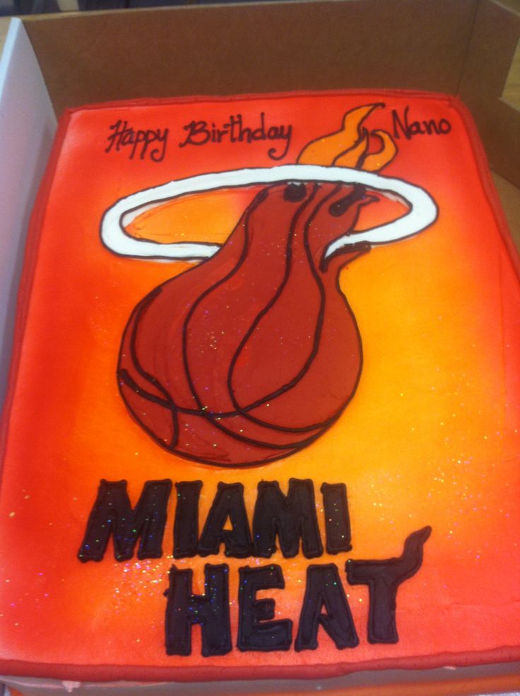 Miami Heat Cake