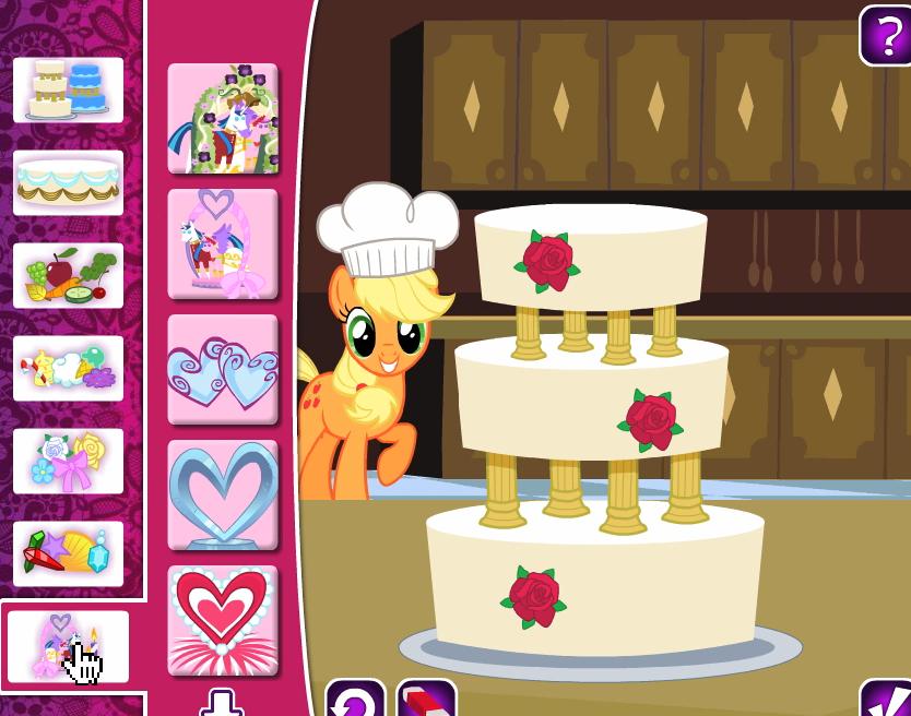 My Little Pony Games Wedding Cakes