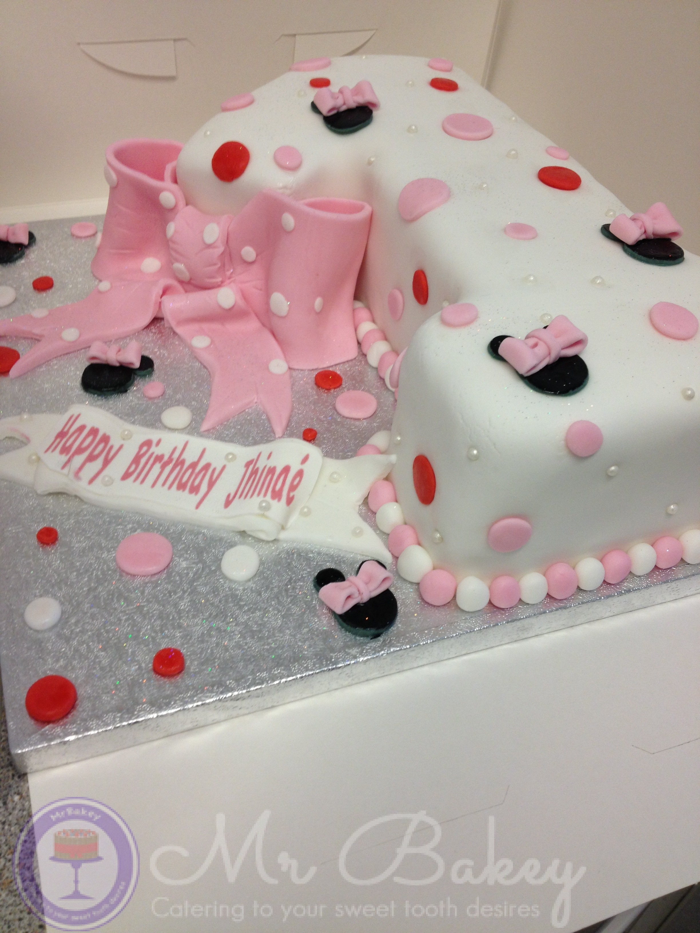 Number 1 Cake Minnie Number 1 Cake Minnie