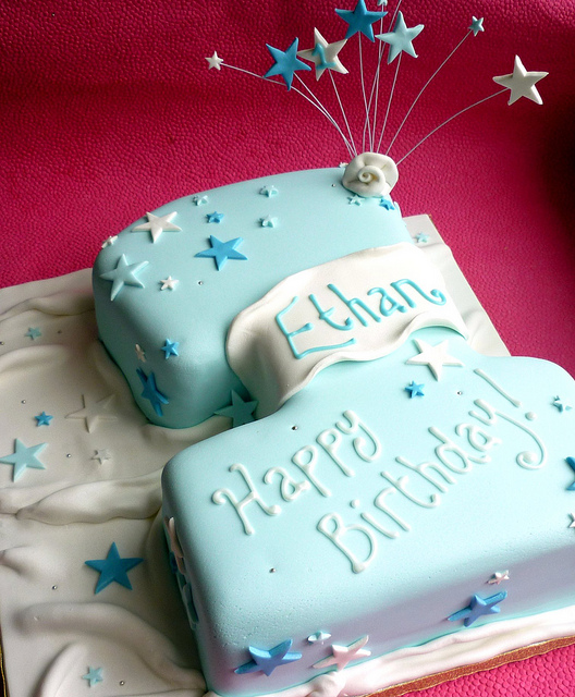 Number 1 Shaped Birthday Cake Number 1 Shaped Birthday Cake