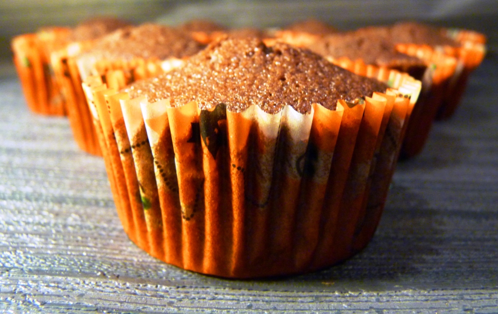 Orange Halloween Cupcakes