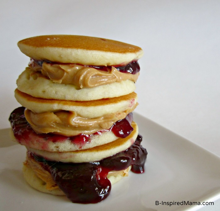 Peanut Butter and Jelly Pancakes Peanut Butter and Jelly Pancakes