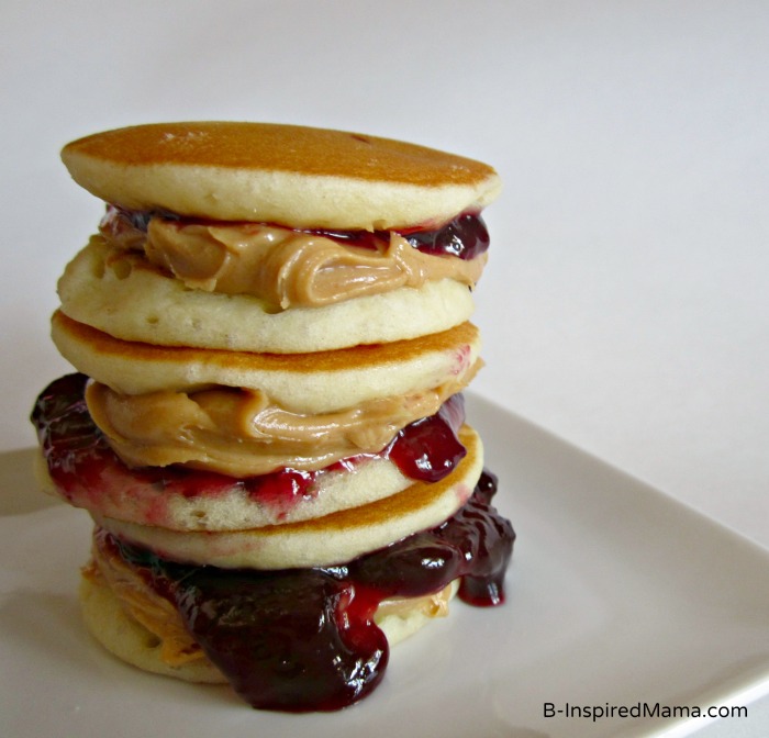 Peanut Butter and Jelly Pancakes