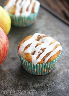 Pear Apple Cupcakes