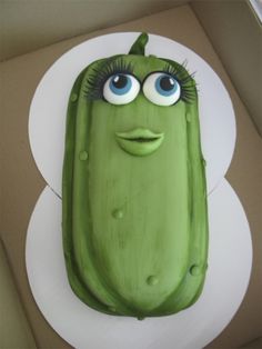 Pickle Birthday Cake