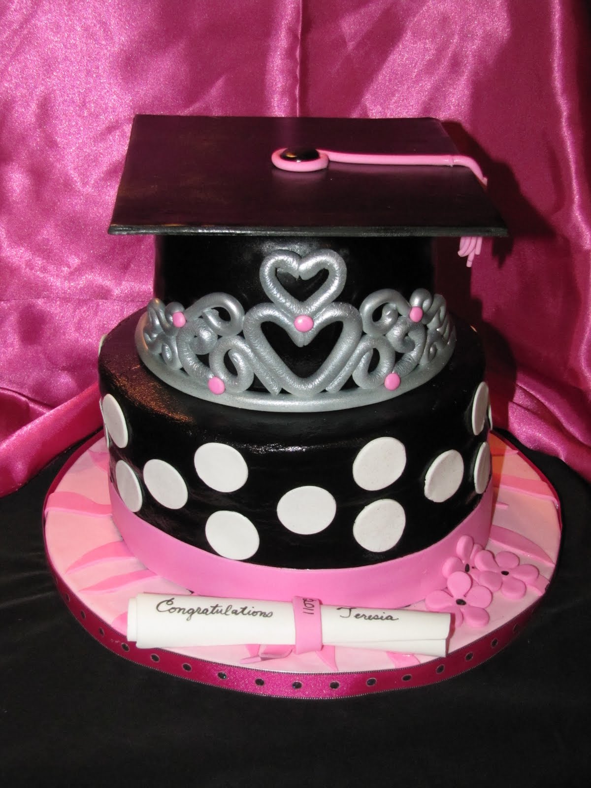 Princess Graduation Cake