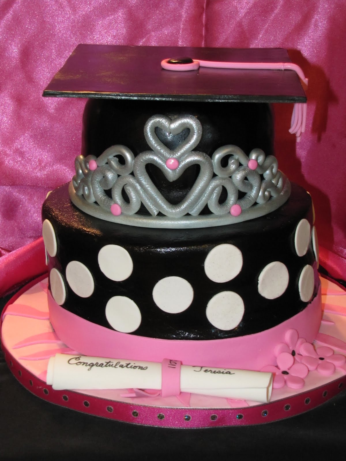 Princess Graduation Cake