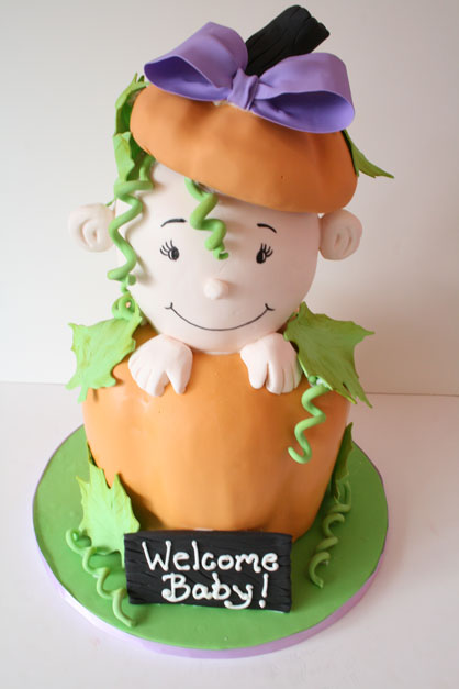 Pumpkin Baby Shower Cake Pumpkin Baby Shower Cake
