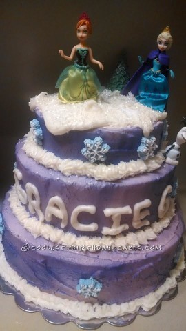 Purple Birthday Cake Frozen