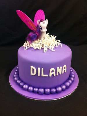 Purple My Little Pony Cake