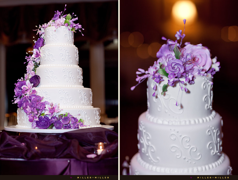 Purple Wedding Cake