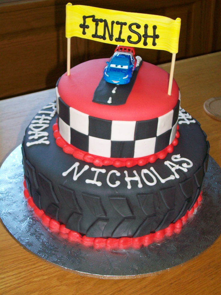 Race Car Birthday Cake Idea