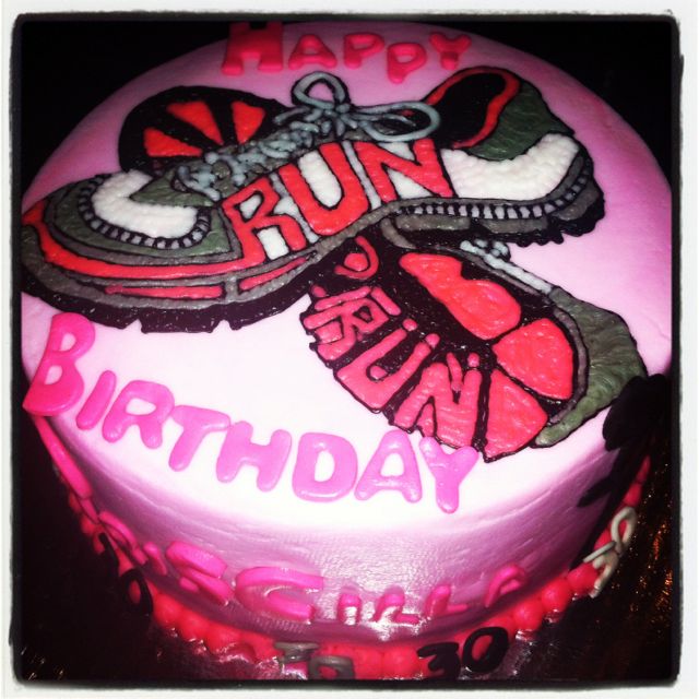 Runners Birthday Cake
