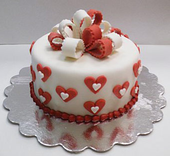 Simple Wedding Cake Hearts Simple Wedding Cake Hearts