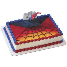 Spider-Man Birthday Cake Spider-Man Birthday Cake