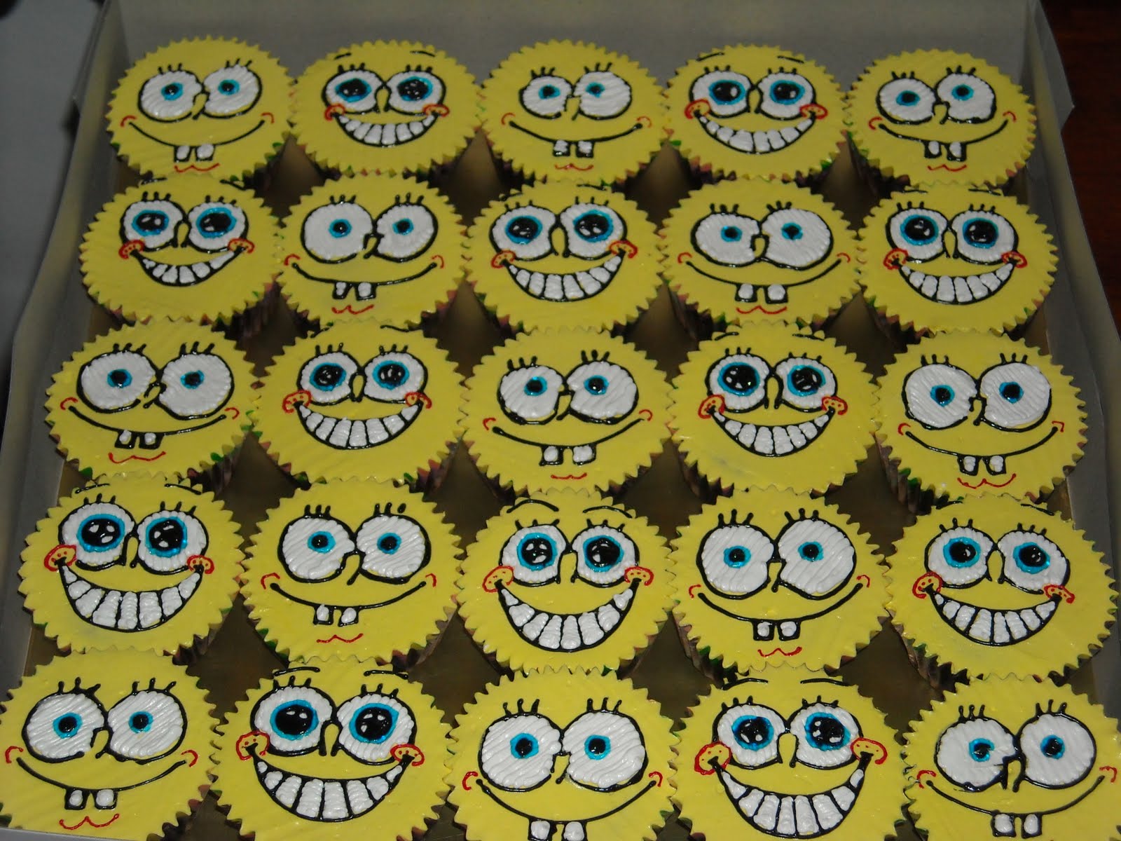 Spongebob Cupcakes