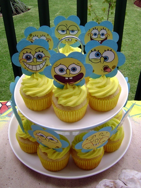 Spongebob SquarePants Cupcake Ideas