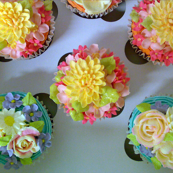 Spring Wedding Cupcakes