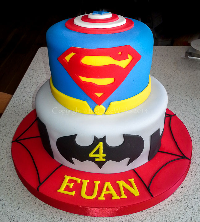 Superhero Birthday Cakes for Boys