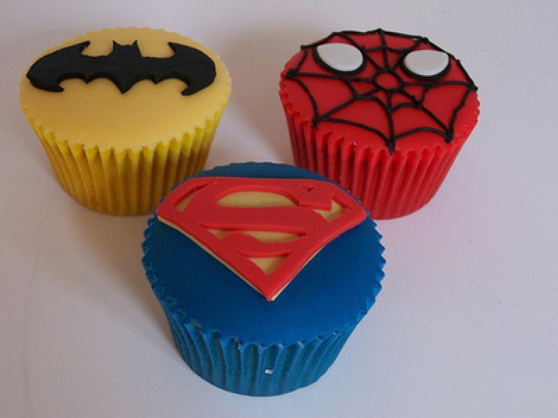 Superhero Cupcake Ideas