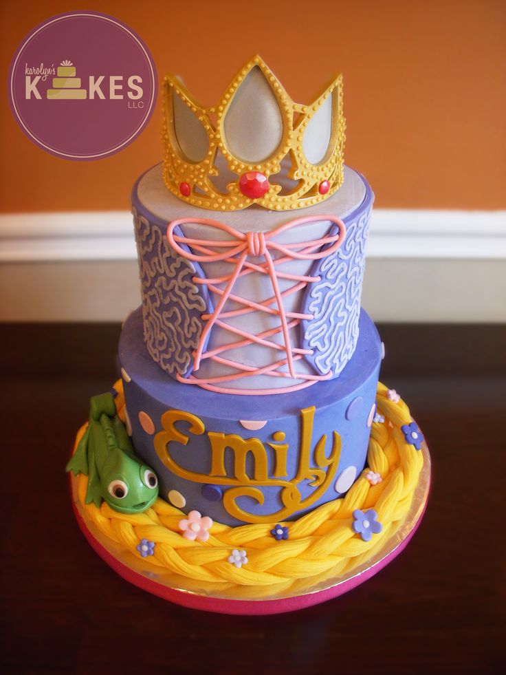 Tangled Rapunzel Cake Tangled Rapunzel Cake