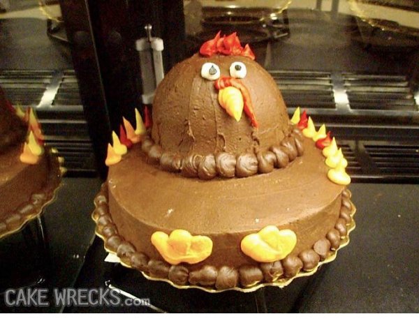 Thanksgiving Turkey Cakes Gone Wrong