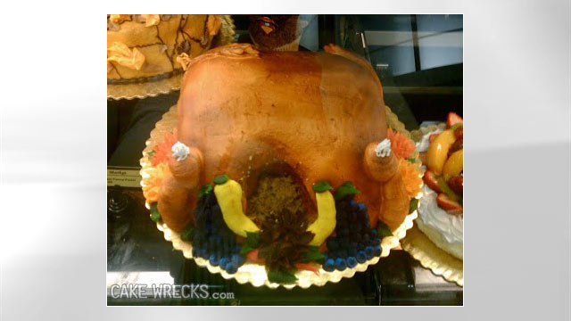 Thanksgiving Turkey Cakes Gone Wrong