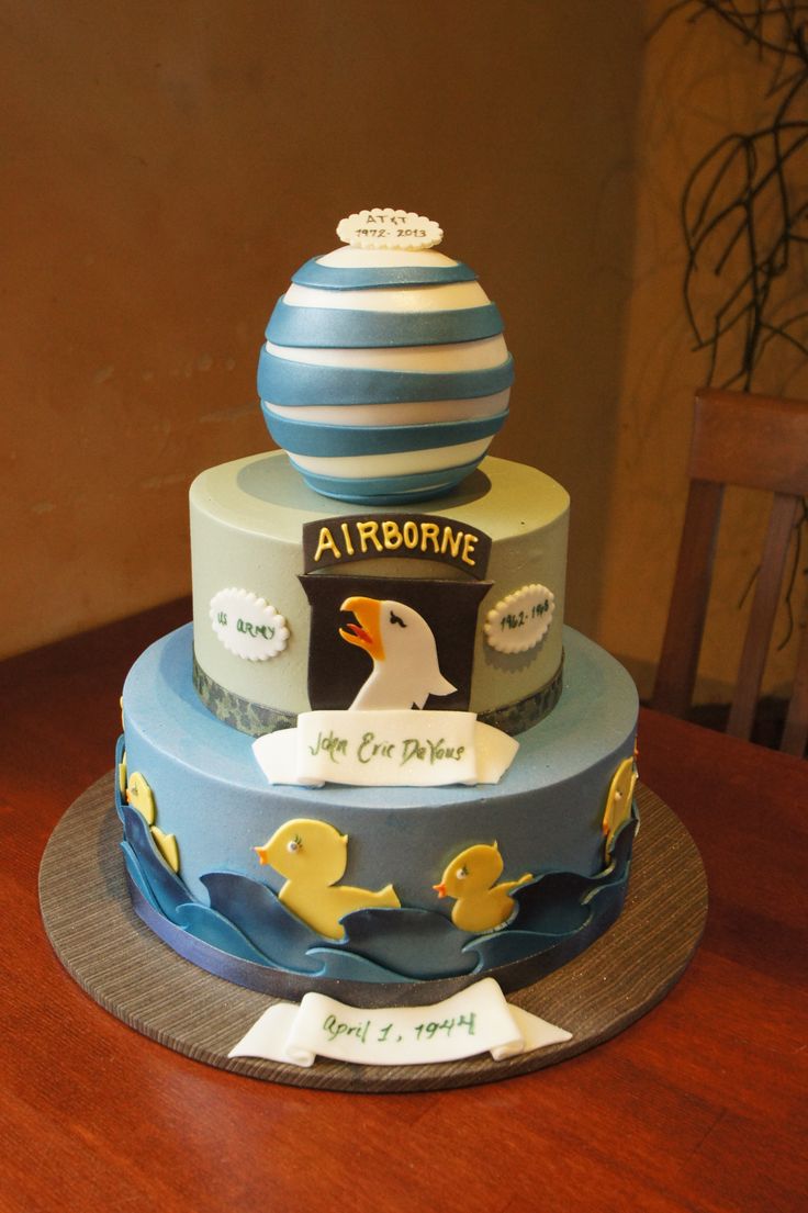 Tiered Retirement Cake