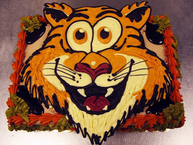 Tony Tiger Birthday Cake