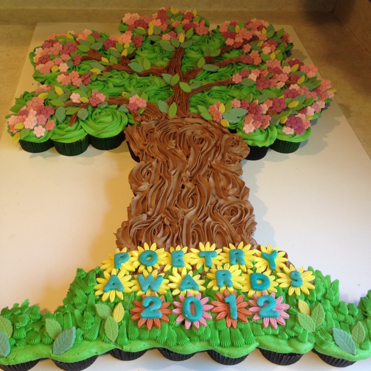 Tree Cupcake Cake