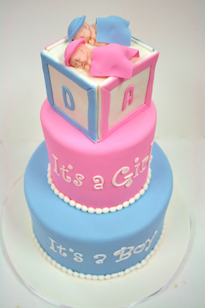 Twin Baby Shower Cake Ideas