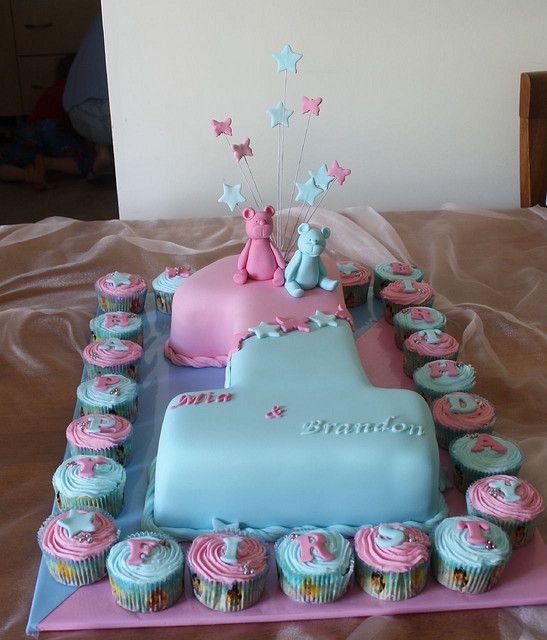 Twins First Birthday Cakes Twins First Birthday Cakes