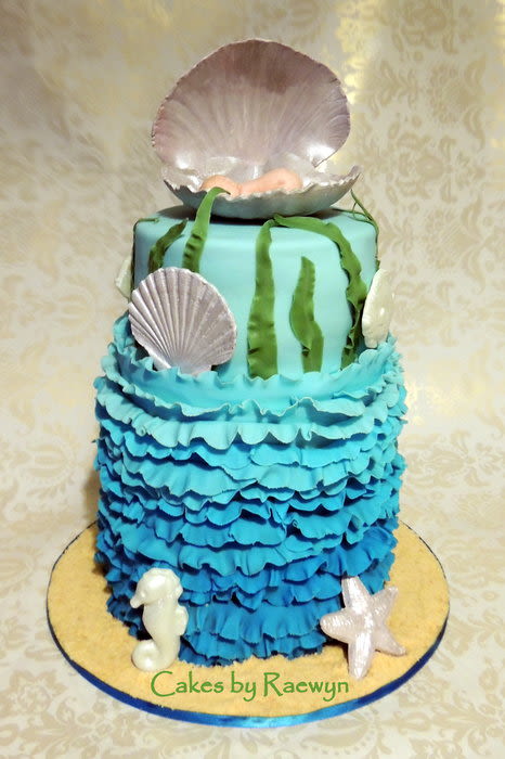 Under Sea Baby Shower Cake