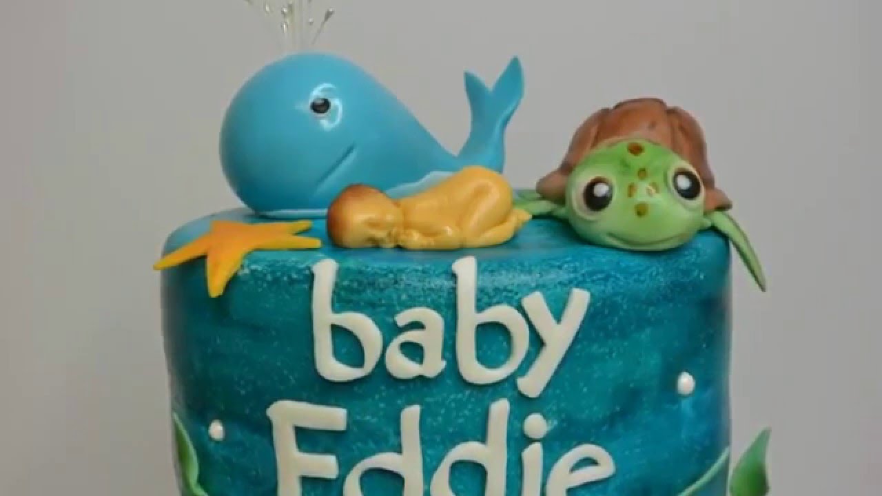 Under the Sea Baby Shower Cake