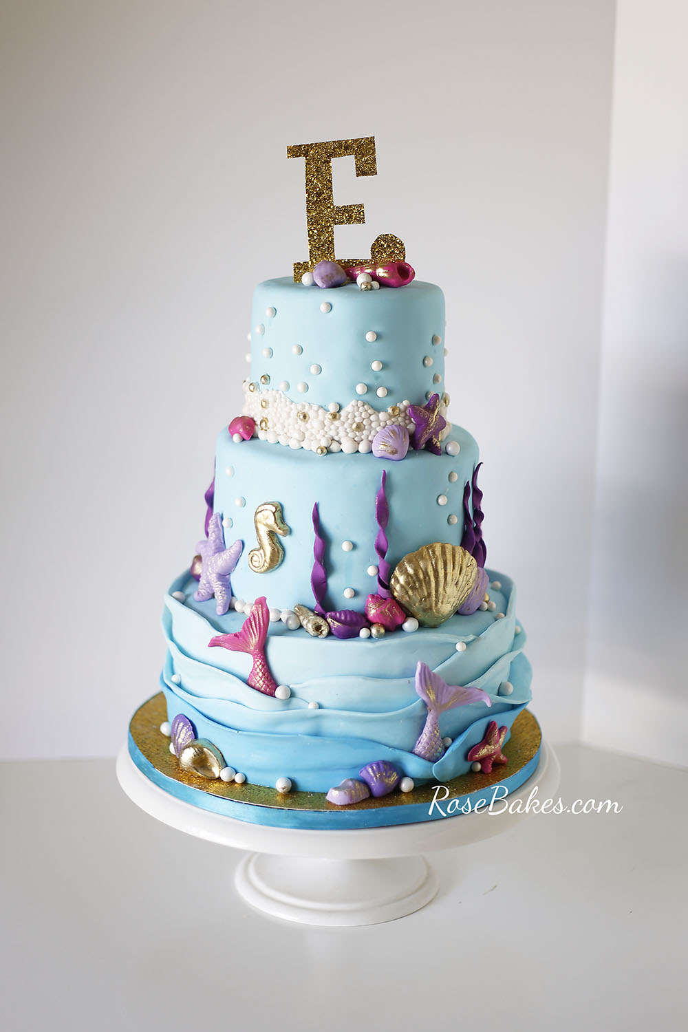 Under the Sea Baby Shower Cake