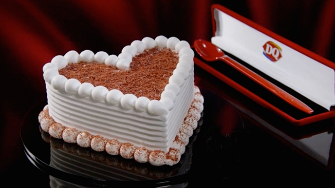 Valentine Day Dairy Queen Cake