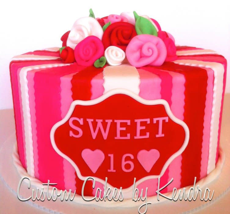 Valentine's Sweet 16 Cakes Valentine's Sweet 16 Cakes