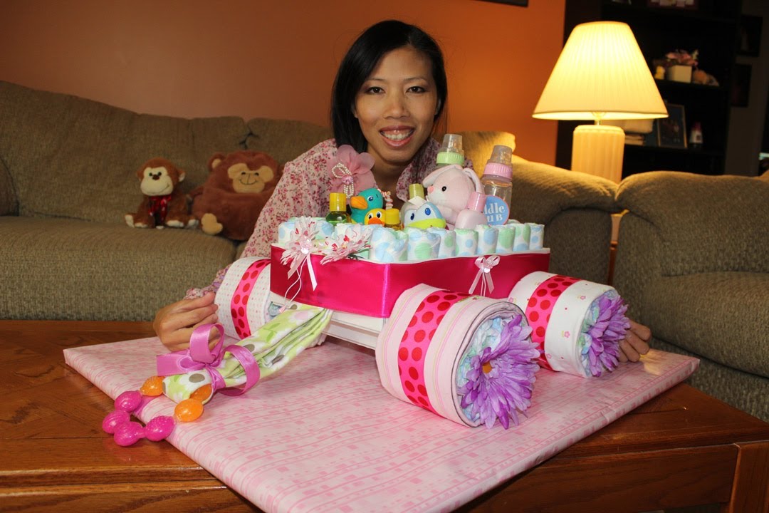 Wagon Diaper Cake